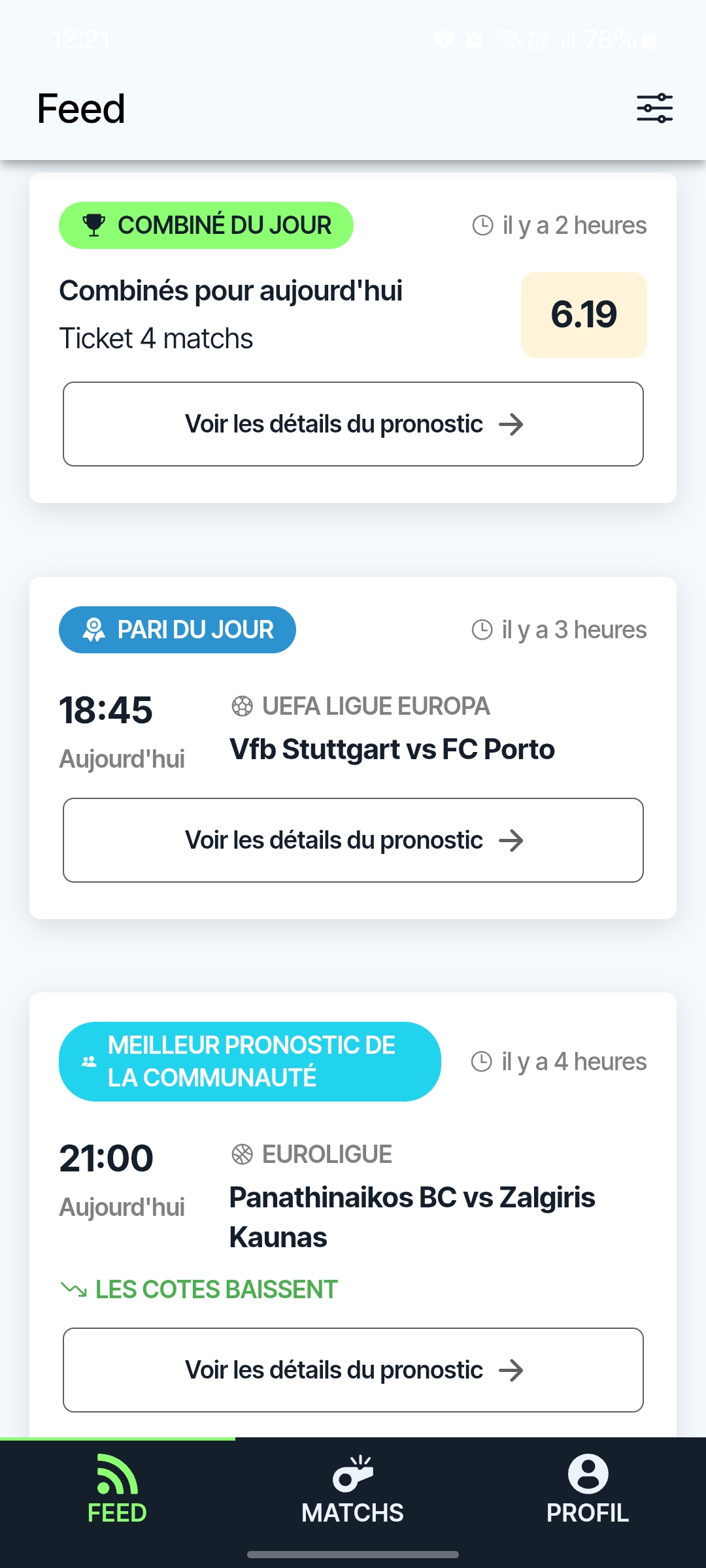 Capture du fil